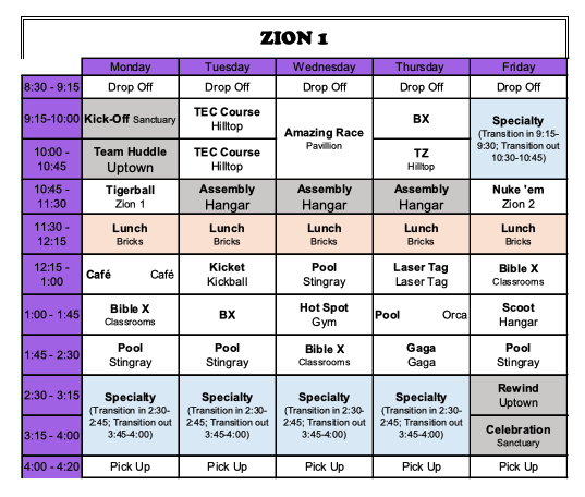 Zion 1 Time